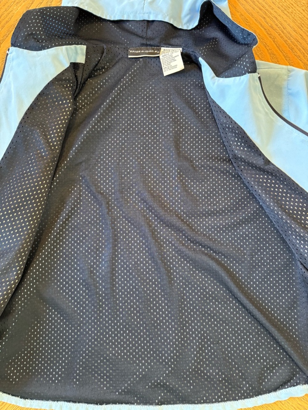 VINTAGE Spider-Man 2 Light Blue Kids Hoodie Jacket - Picture 6 of 7